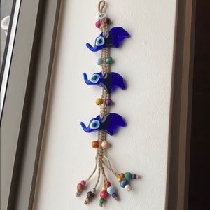 Evil Eye Glass Elephant (wall decoration)